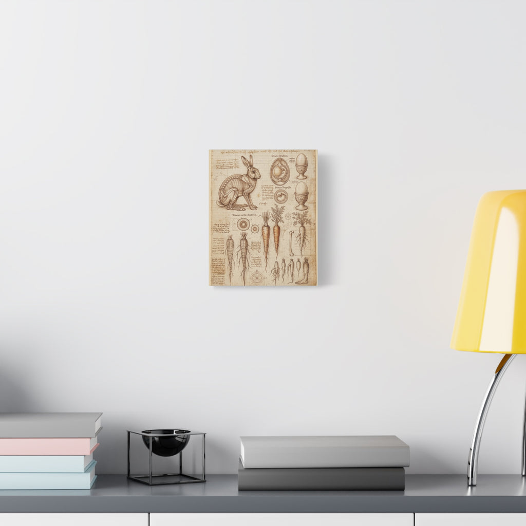 Vintage Botanical Anatomy Canvas