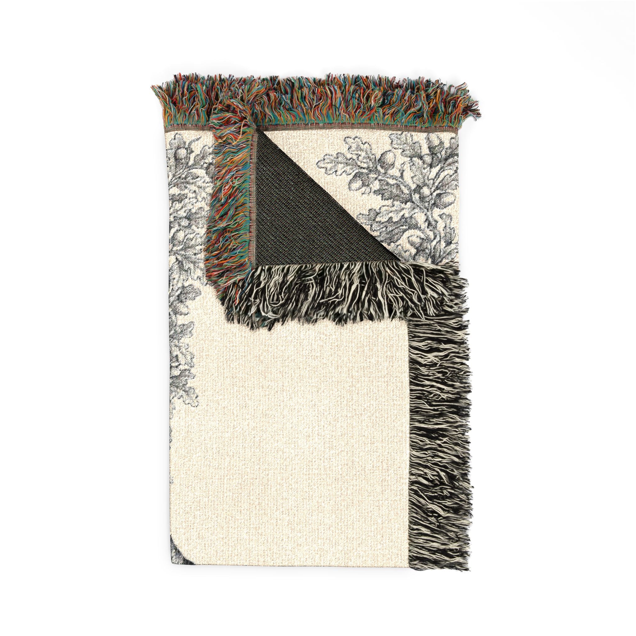 OMEN & OAK Woven Blanket — Cozy Decorative Throw for Living Room & Bedroom