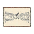 OMEN & OAK Woven Blanket — Cozy Decorative Throw for Living Room & Bedroom