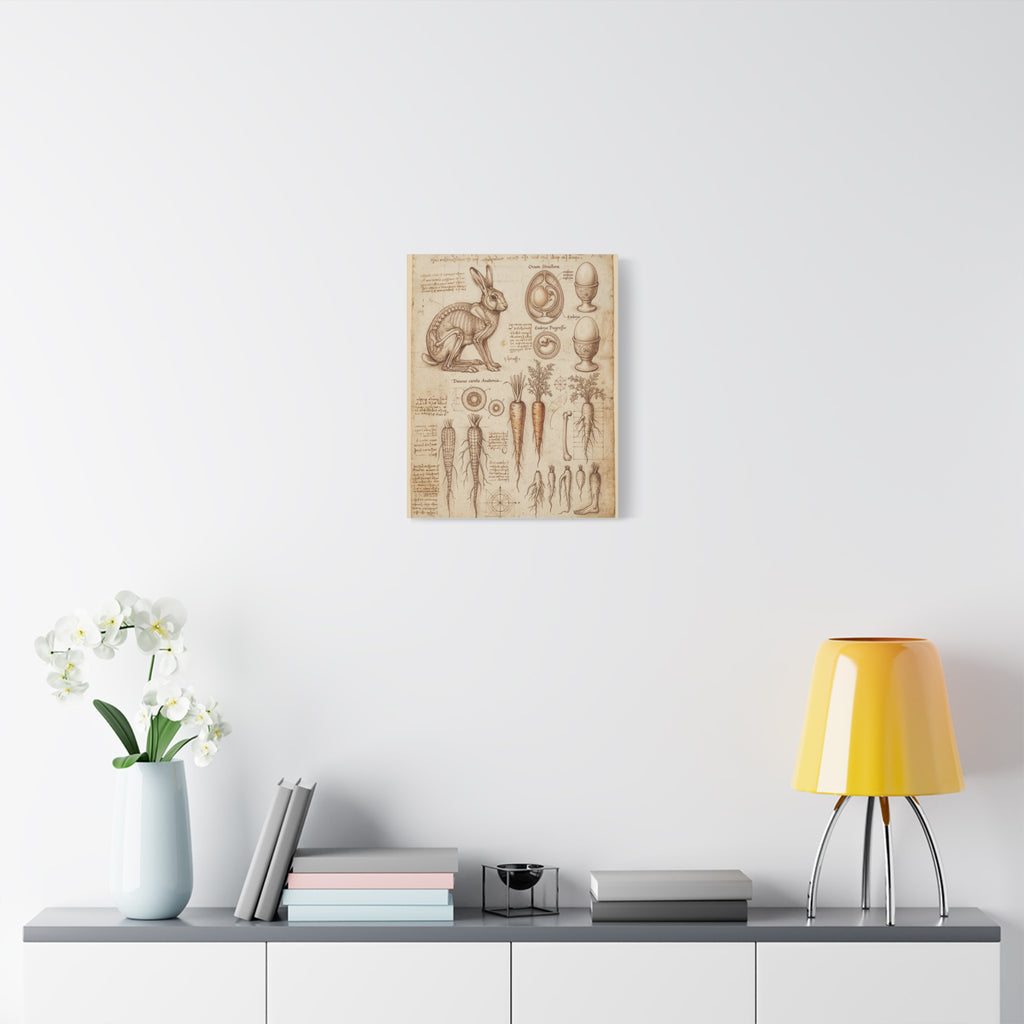 Vintage Botanical Anatomy Canvas