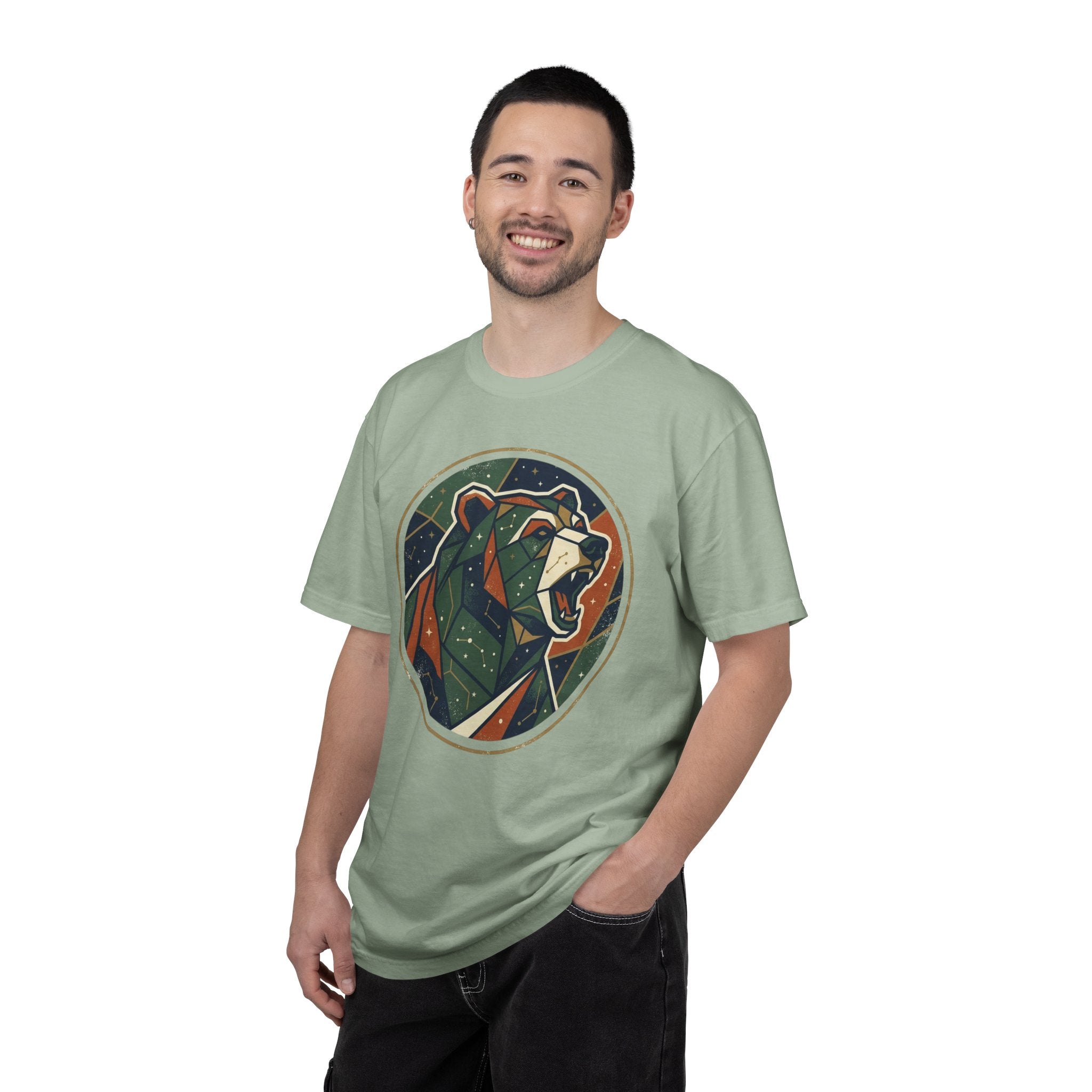 Bear Geometric Graphic T-Shirt