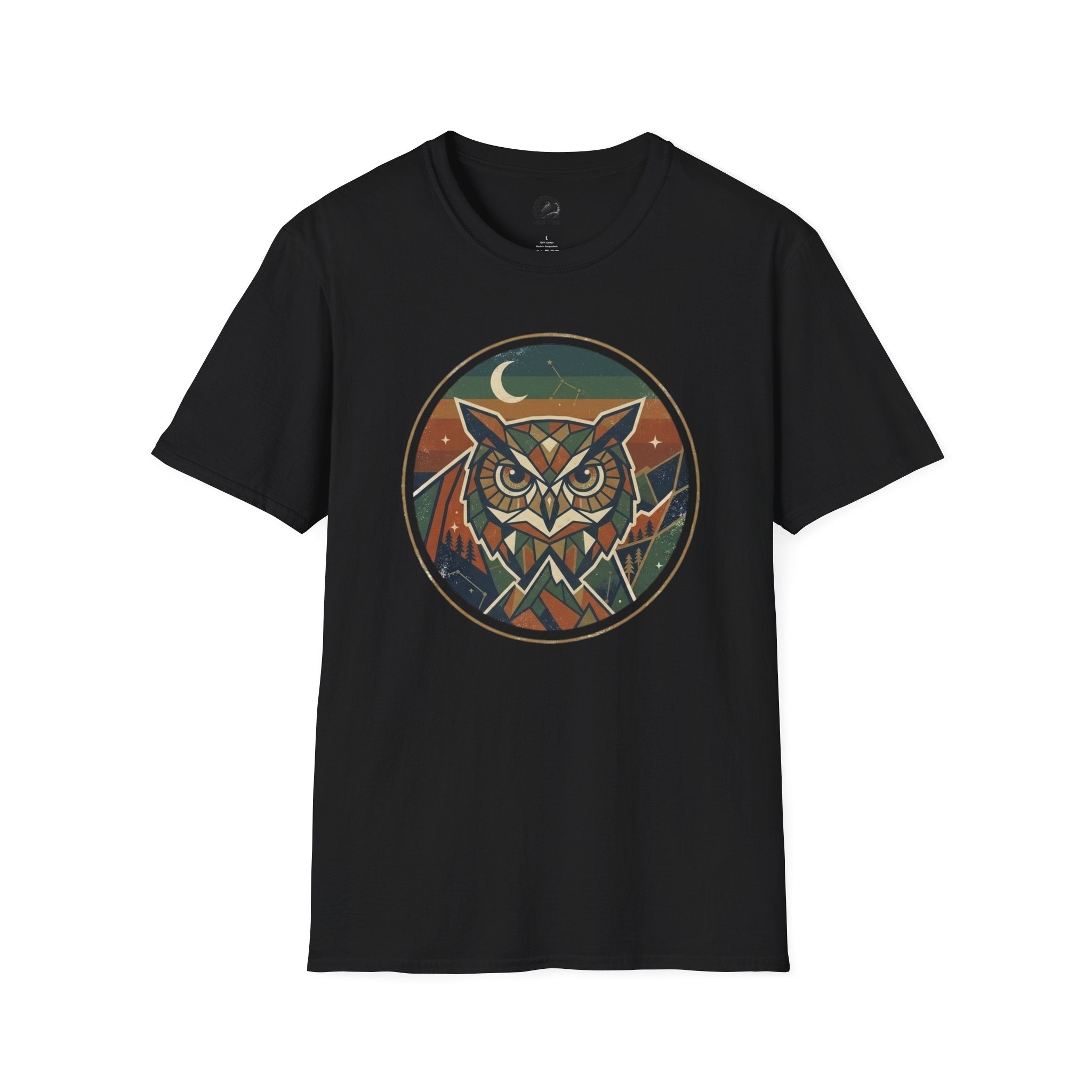 Vintage Mountain Owl T-Shirt