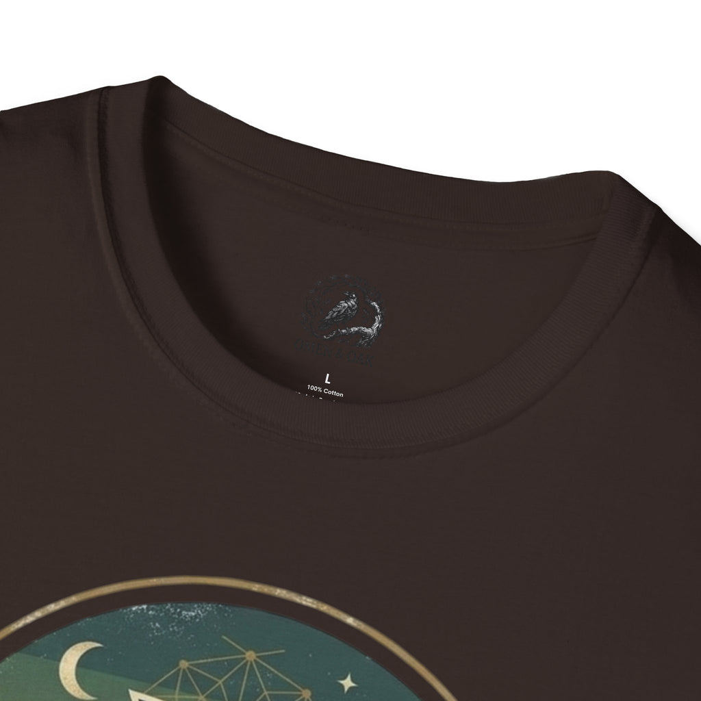 Lion Graphic T-Shirt — Retro Sunset Leopard King Tee