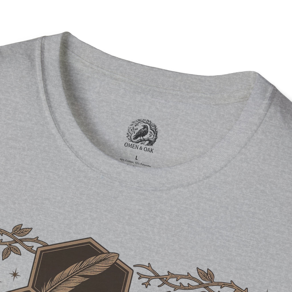 Bee Skull Honeycomb T-Shirt — Gothic Bee Graphic Tee