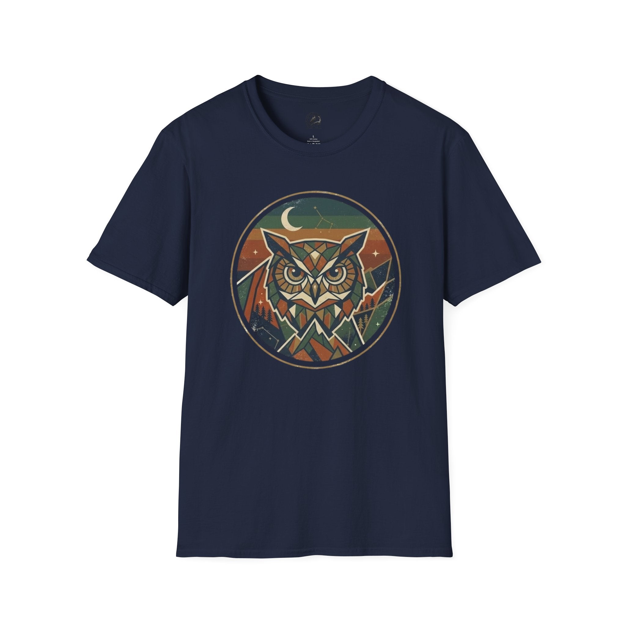 Vintage Mountain Owl T-Shirt