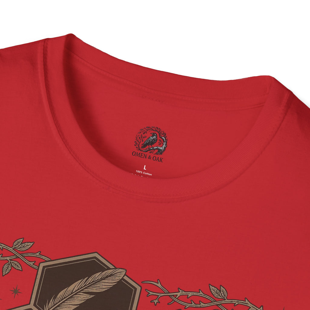 Bee Skull Honeycomb T-Shirt — Gothic Bee Graphic Tee
