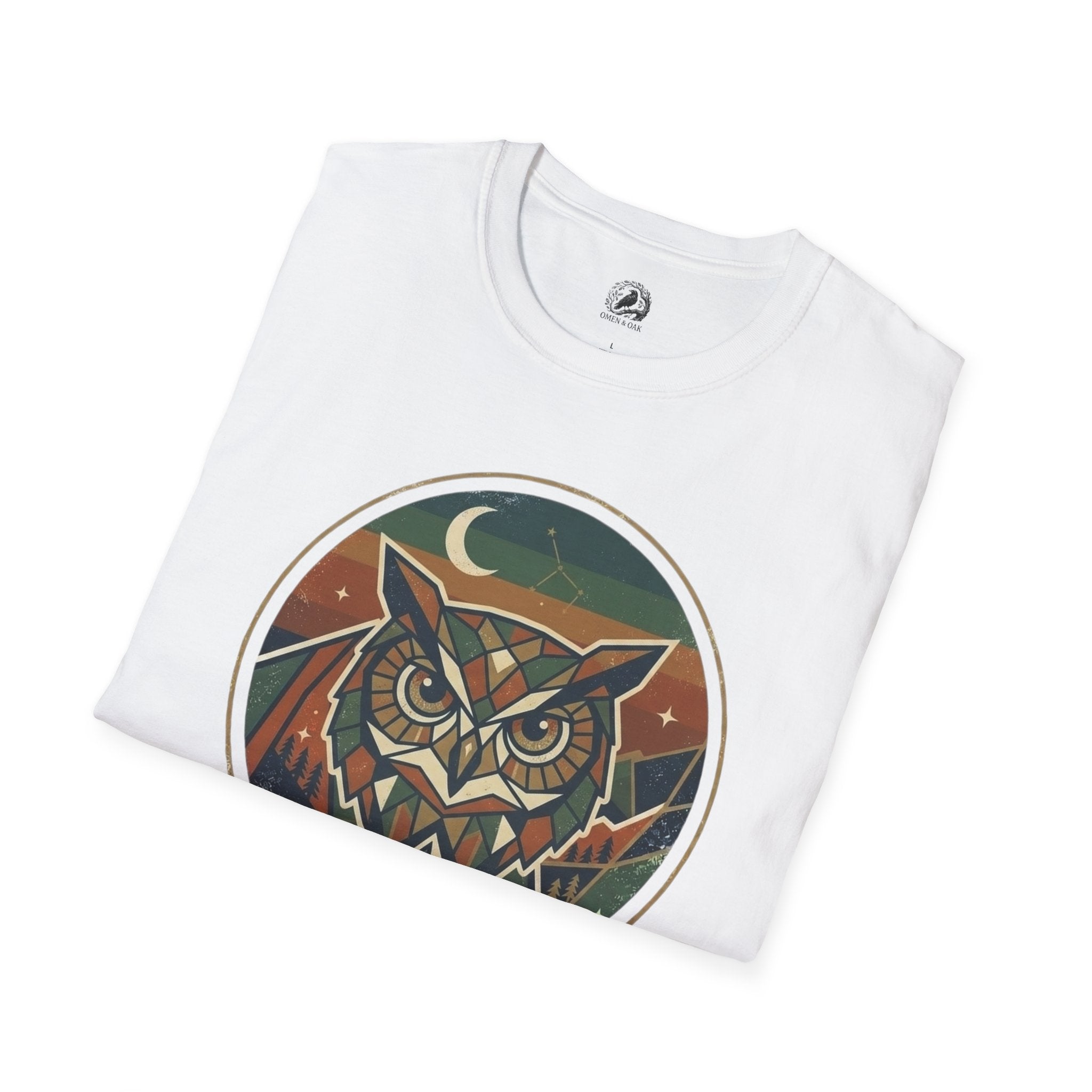 Vintage Mountain Owl T-Shirt