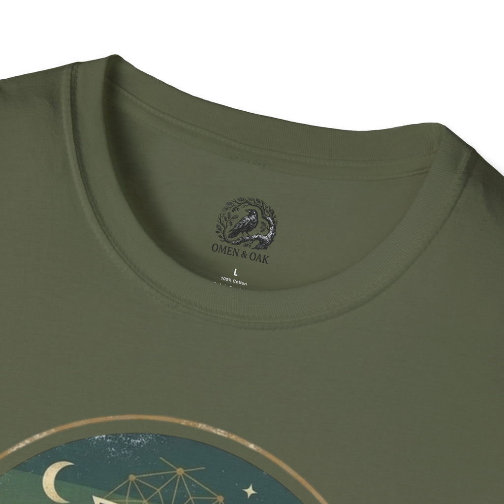 Lion Graphic T-Shirt — Retro Sunset Leopard King Tee
