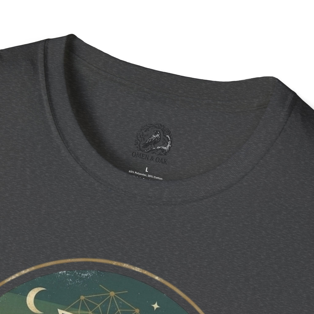 Lion Graphic T-Shirt — Retro Sunset Leopard King Tee