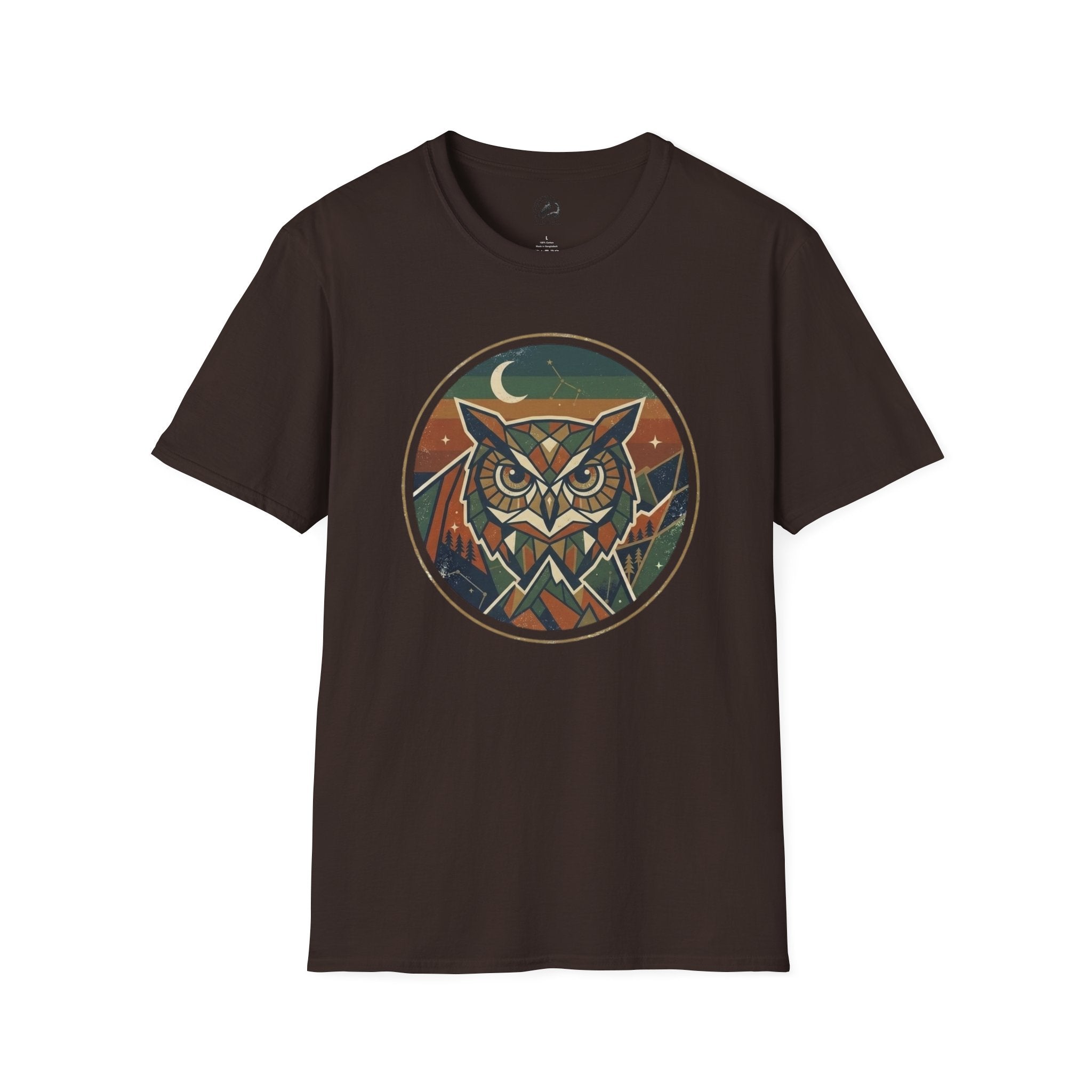Vintage Mountain Owl T-Shirt