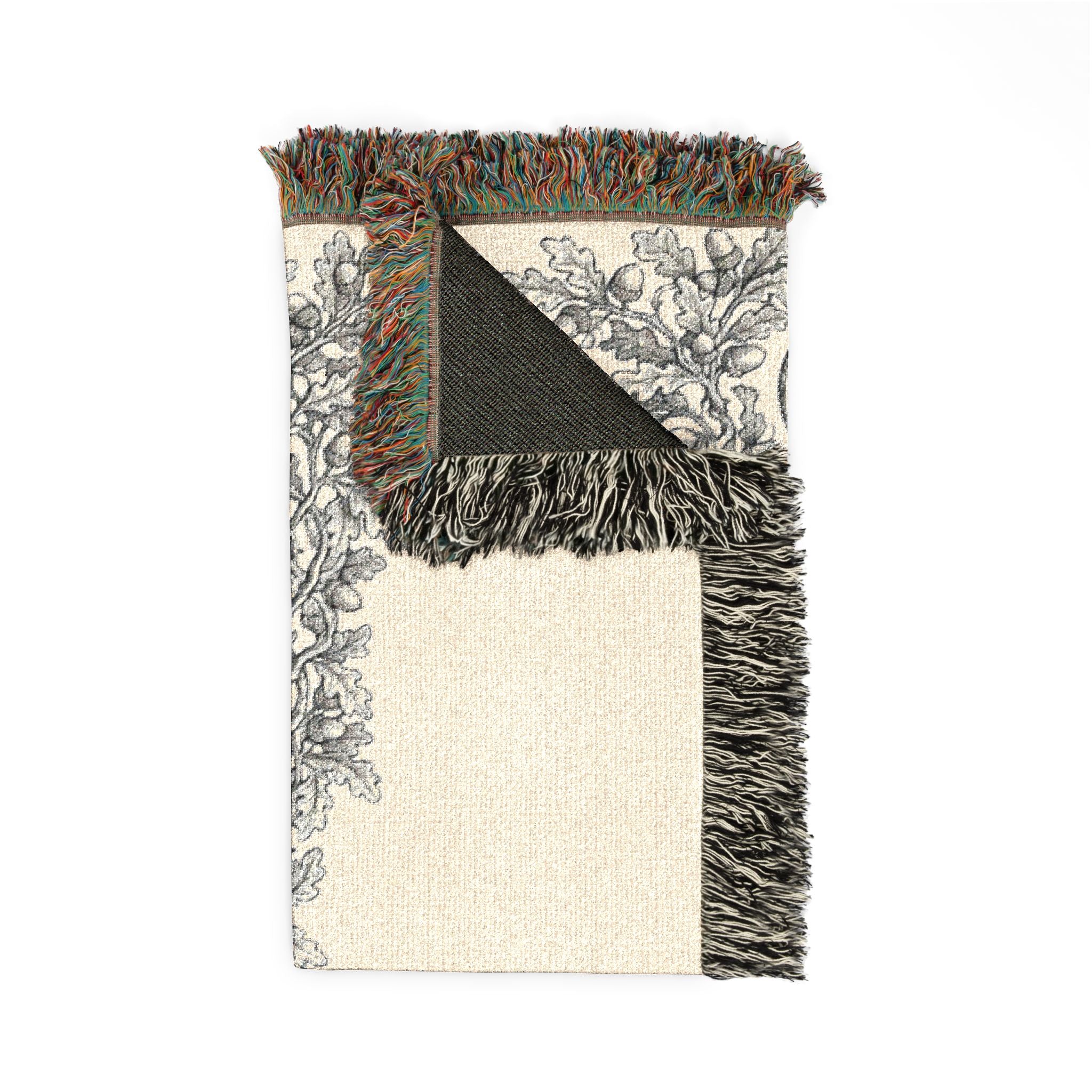OMEN & OAK Woven Blanket — Cozy Decorative Throw for Living Room & Bedroom