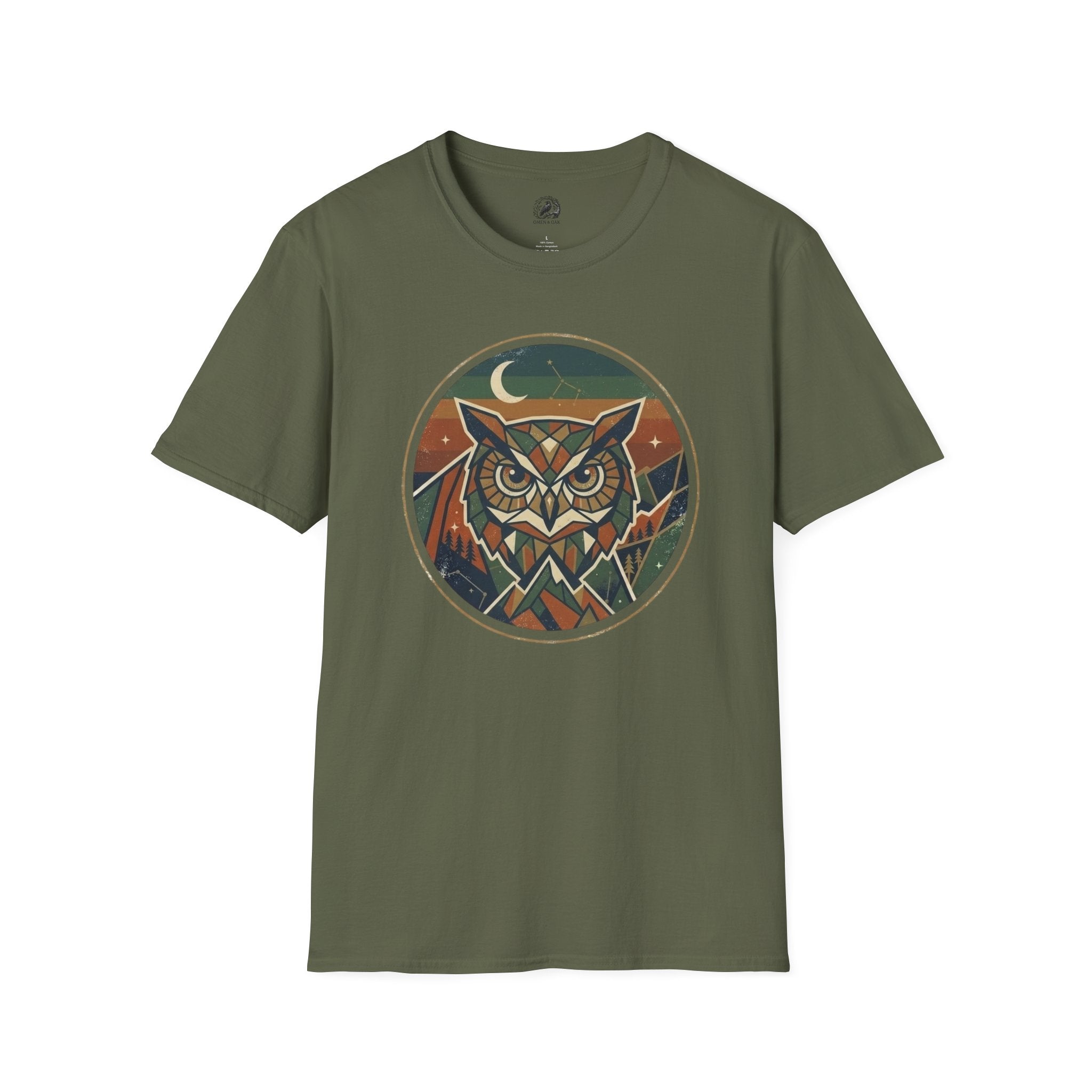 Vintage Mountain Owl T-Shirt