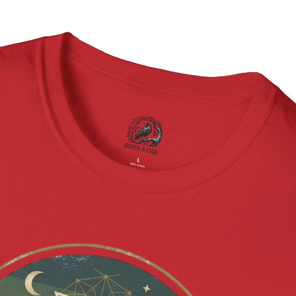 Lion Graphic T-Shirt — Retro Sunset Leopard King Tee
