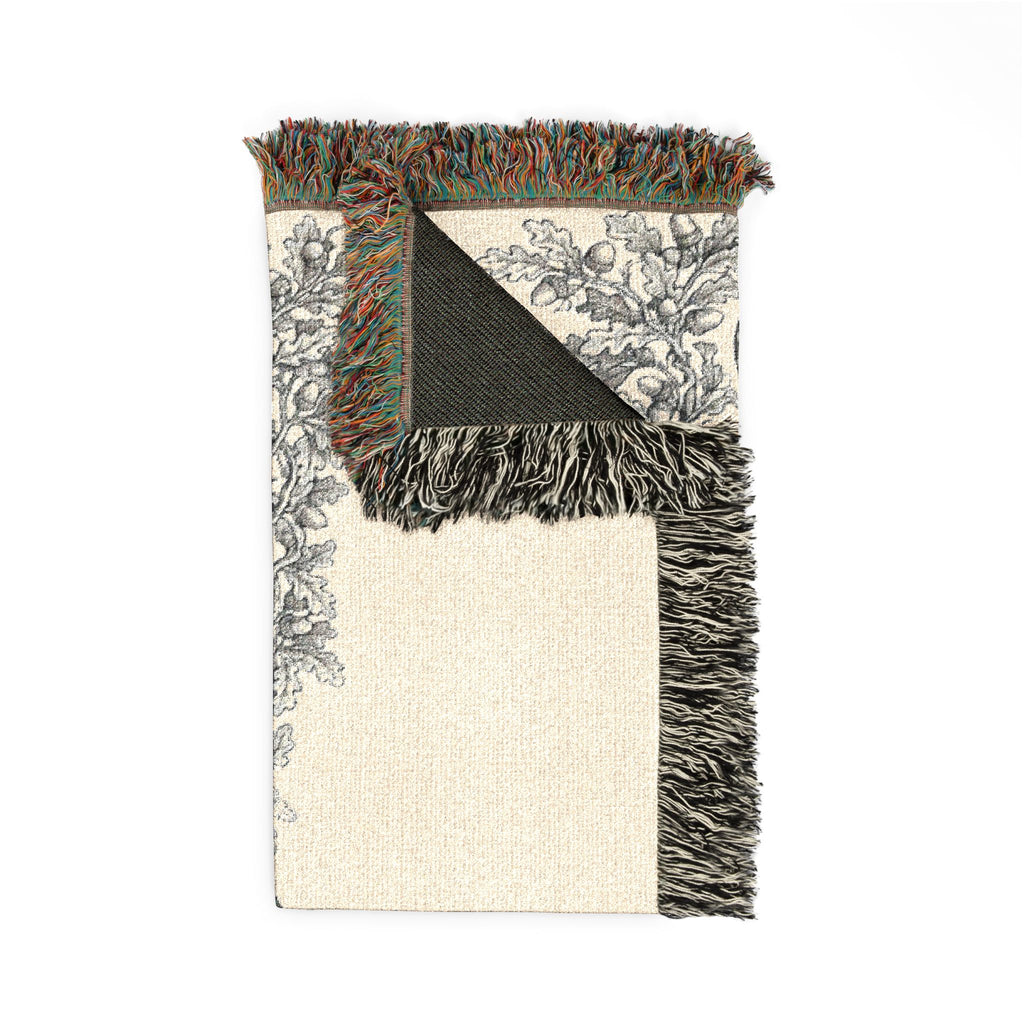 OMEN & OAK Woven Blanket — Cozy Decorative Throw for Living Room & Bedroom