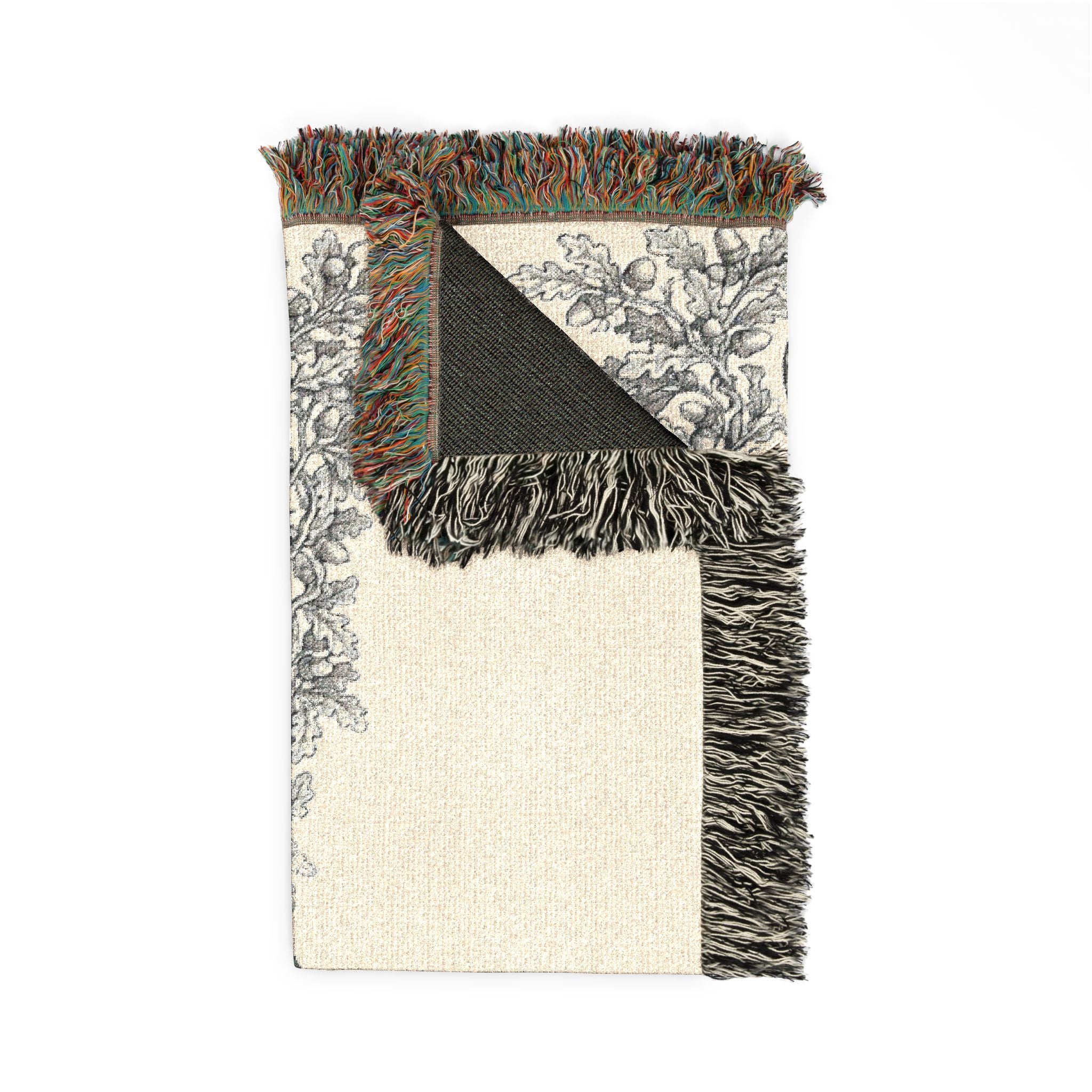 OMEN & OAK Woven Blanket — Cozy Decorative Throw for Living Room & Bedroom
