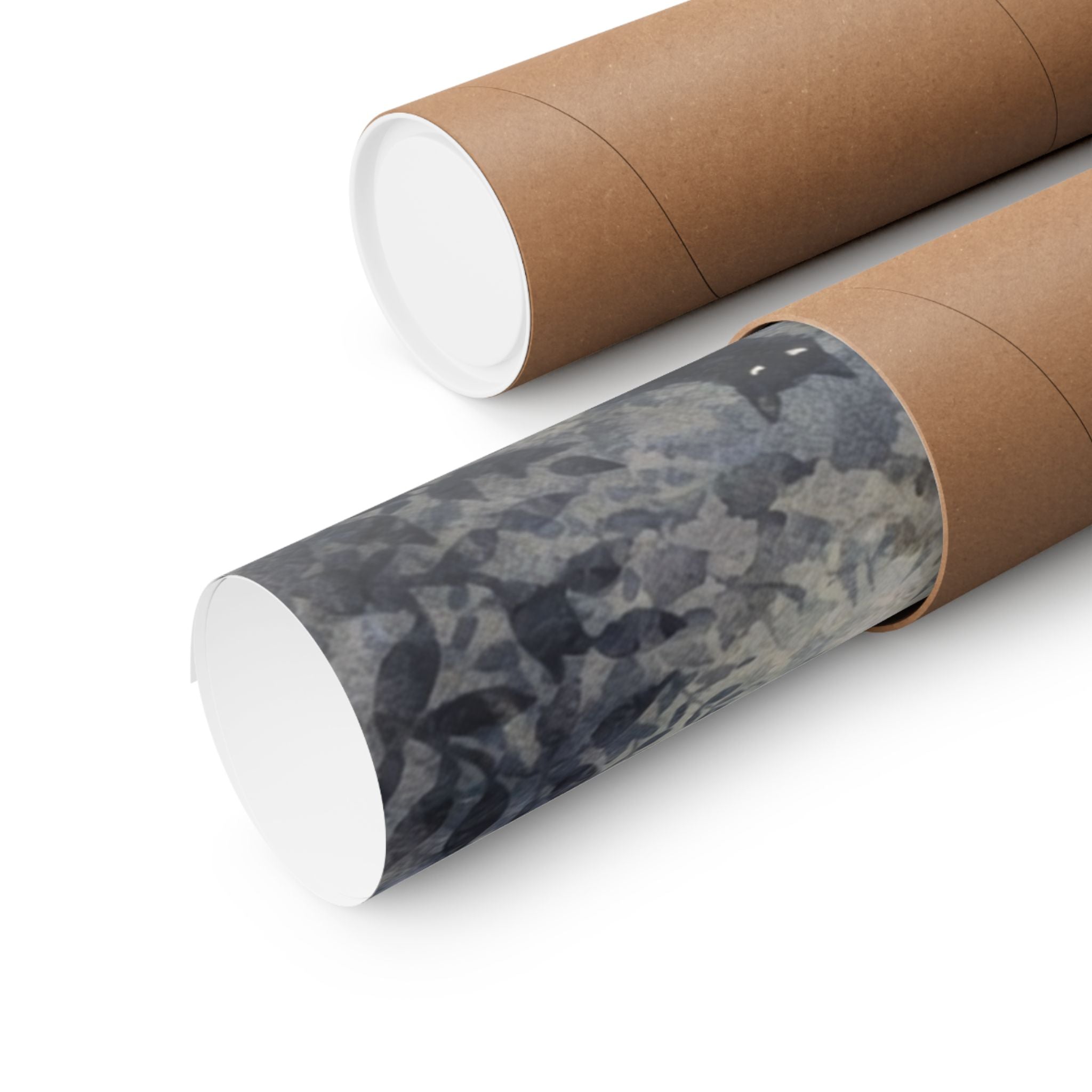 Enchanted Forest Tree Spirit Poster — Matte Vertical Wall Art with Ravens