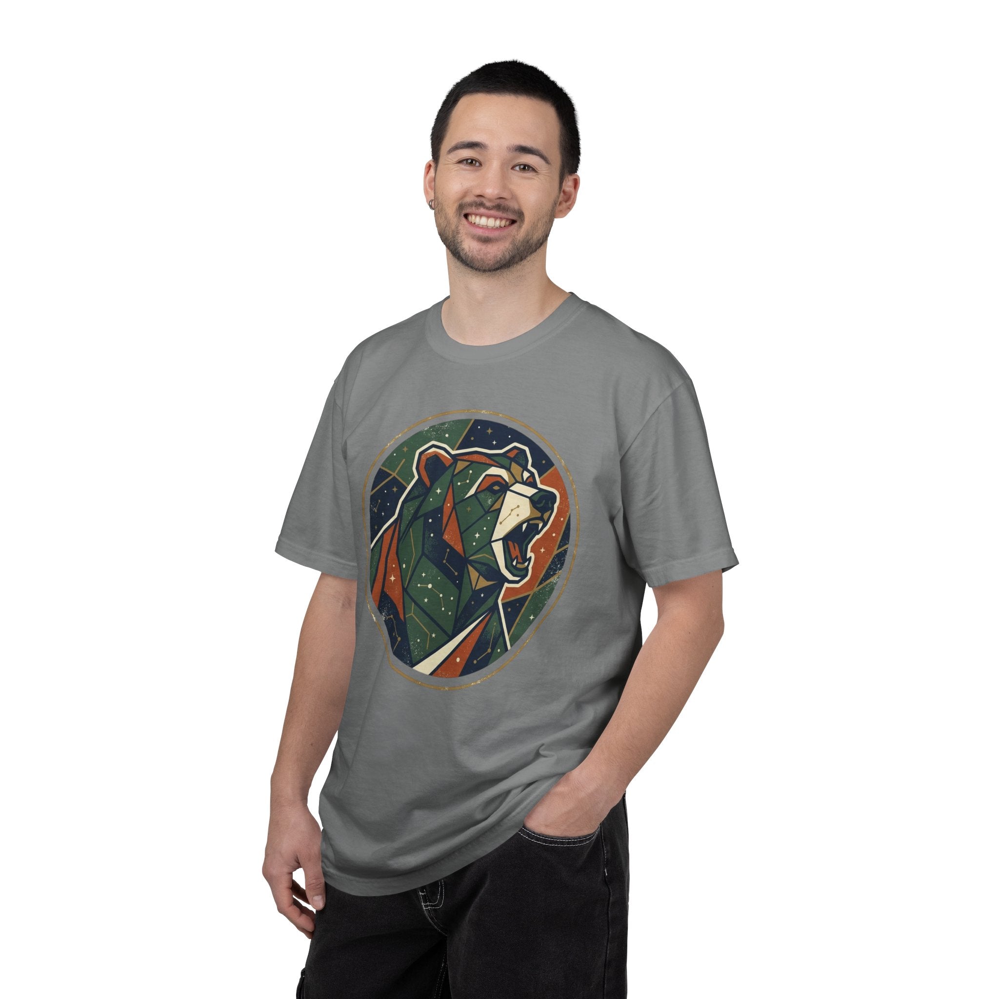 Bear Geometric Graphic T-Shirt