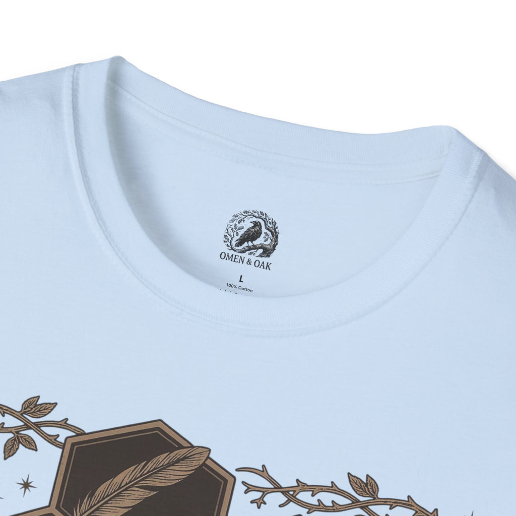 Bee Skull Honeycomb T-Shirt — Gothic Bee Graphic Tee