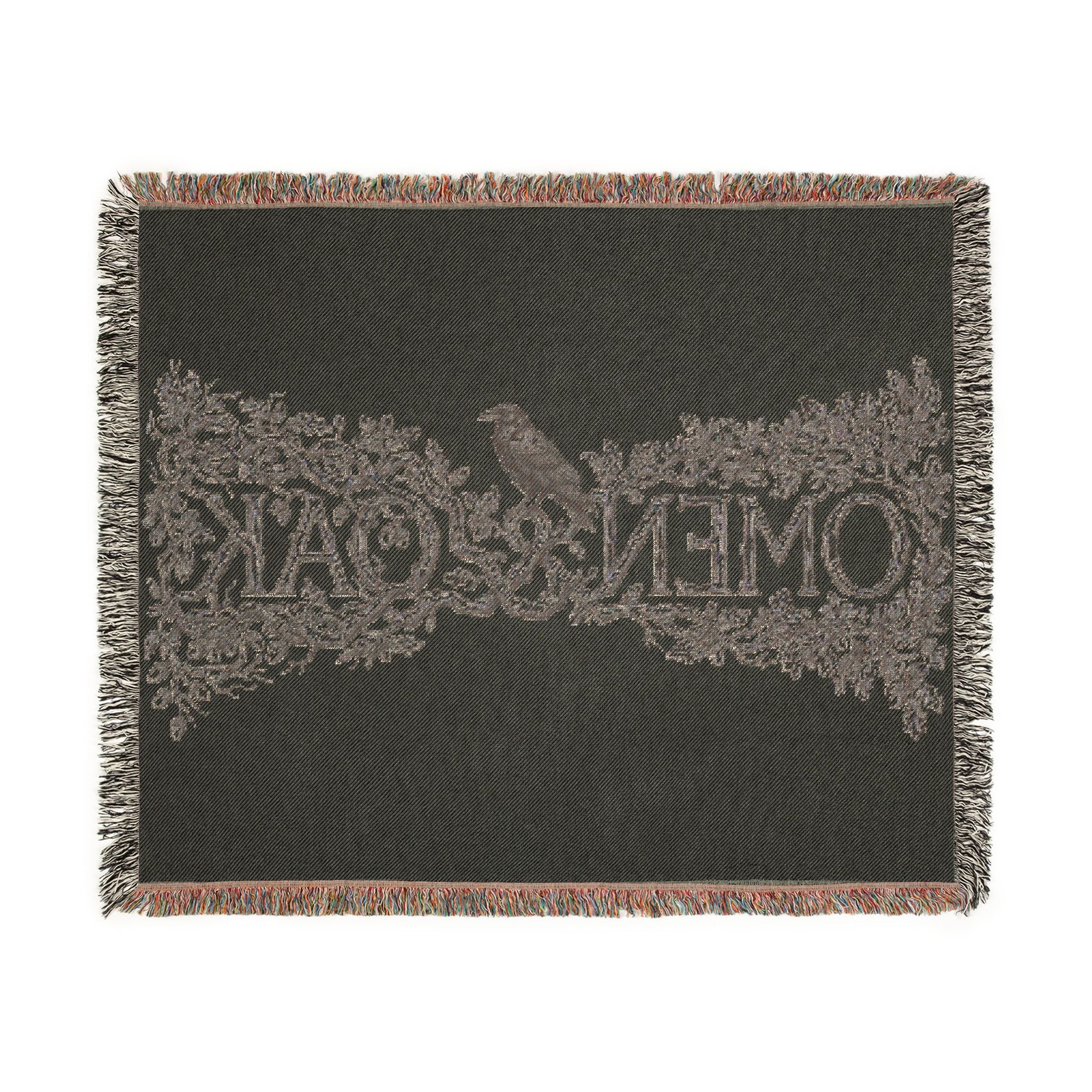 OMEN & OAK Woven Blanket — Cozy Decorative Throw for Living Room & Bedroom